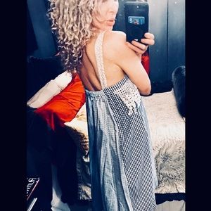Free Flowing Up Cycled Dress-Chambray lightweight.